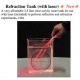 Refraction Tank for use with laser